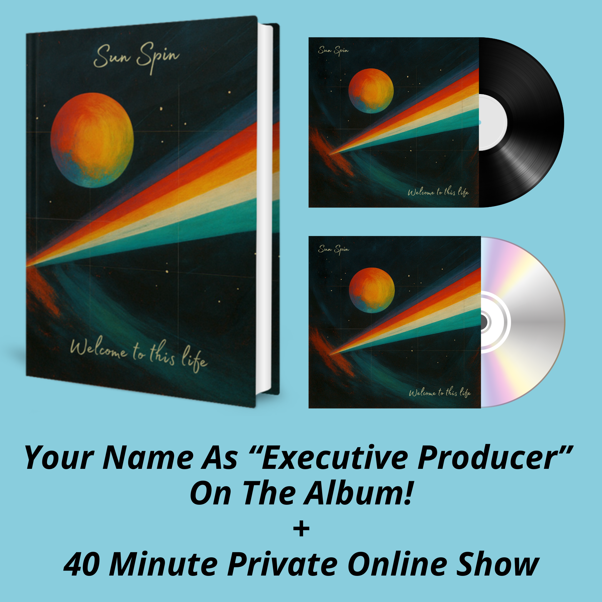 VIP Experience: Vinyl + CD + Book + Private Concert for 10 (Pre Order)