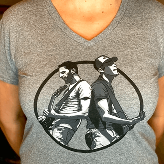 Original Rosenbaum & Danson Grey Shirt (V-Neck)