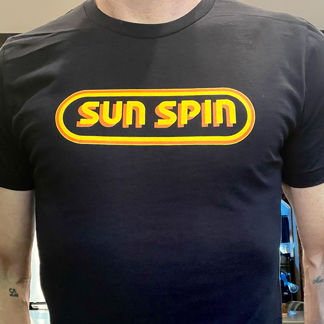 Retro Sun Spin T Shirt